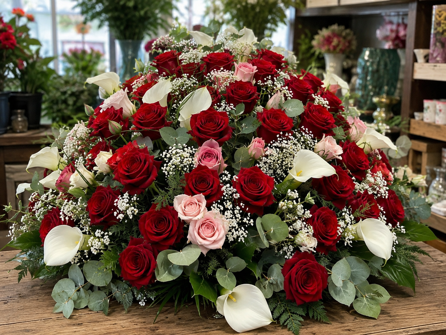 Bouquet de fleurs séchées