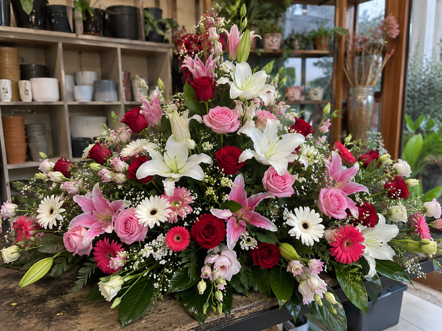 Couronne florale